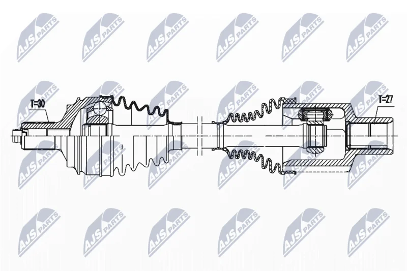 Drive Shaft NTY NPW-ME-146
