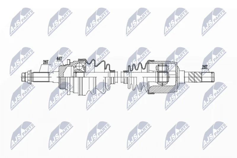 Drive Shaft NTY NPW-MZ-070