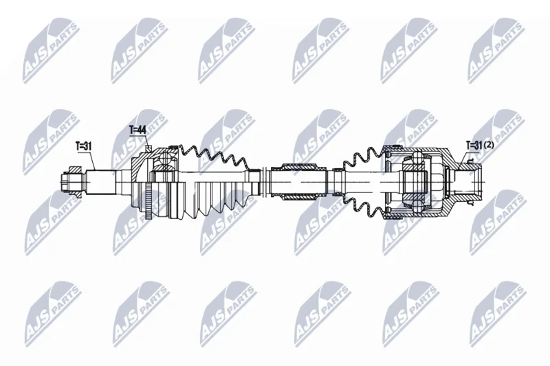Drive Shaft NTY NPW-MZ-086