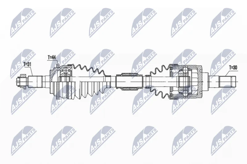 Drive Shaft NTY NPW-MZ-088