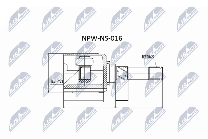Joint Kit, drive shaft NTY NPW-NS-016