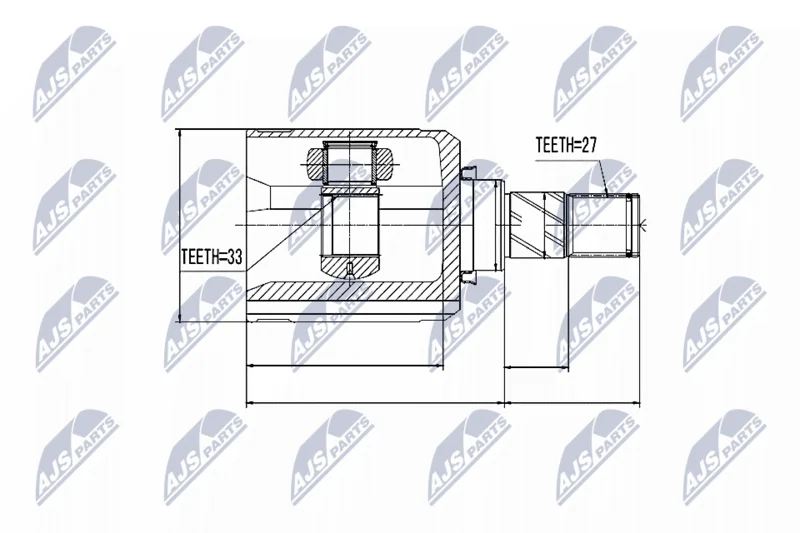 Joint Kit, drive shaft NTY NPW-NS-032