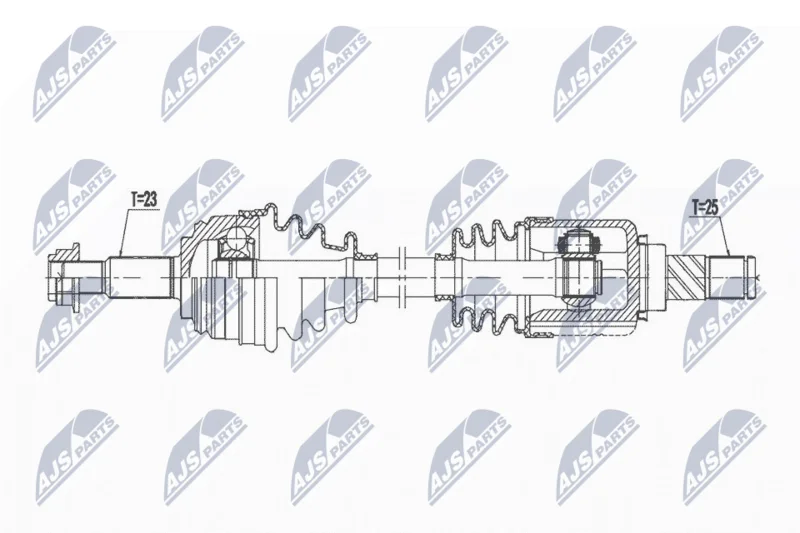 Drive Shaft NTY NPW-NS-110