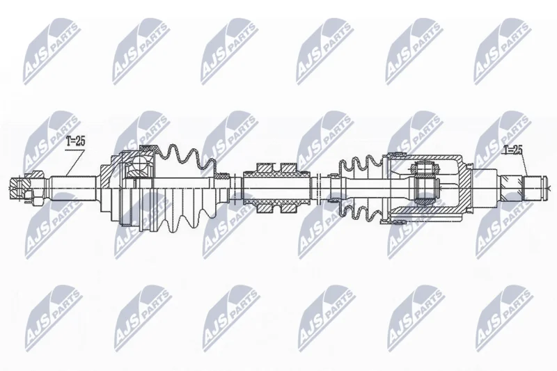 Drive Shaft NTY NPW-NS-152