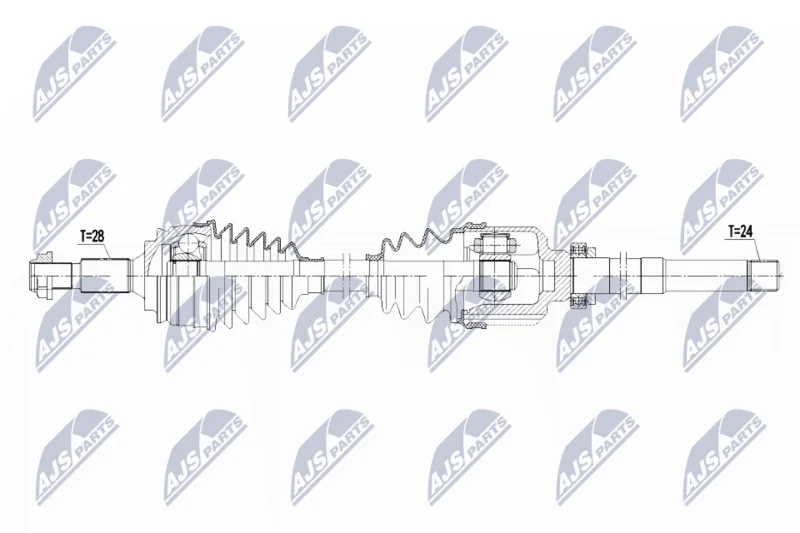 Drive Shaft NTY NPW-PE-017
