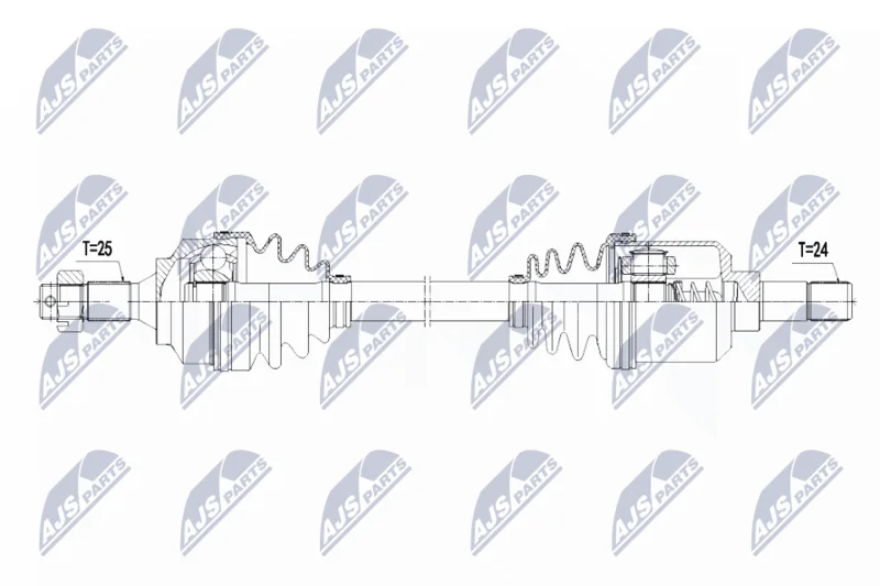 Drive Shaft NTY NPW-PE-025