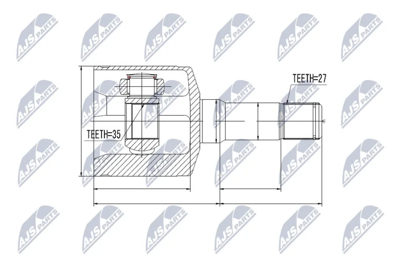 Joint Kit, drive shaft NTY NPW-PL-024