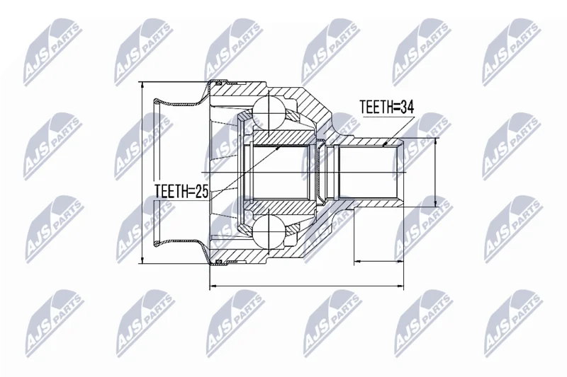 Joint Kit, drive shaft NTY NPW-PL-025