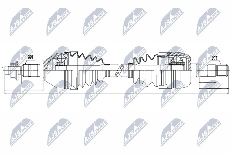 Drive Shaft NTY NPW-PL-036