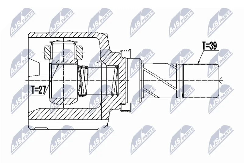 Joint Kit, drive shaft NTY NPW-PL-058
