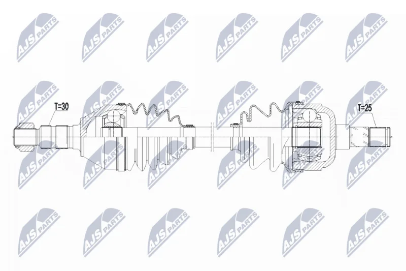 Drive Shaft NTY NPW-PL-073