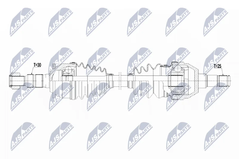 Drive Shaft NTY NPW-PL-075