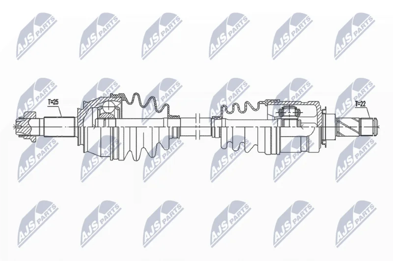 Drive Shaft NTY NPW-PL-097