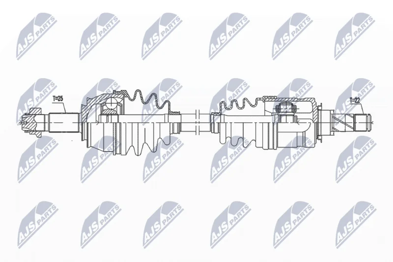 Drive Shaft NTY NPW-PL-099