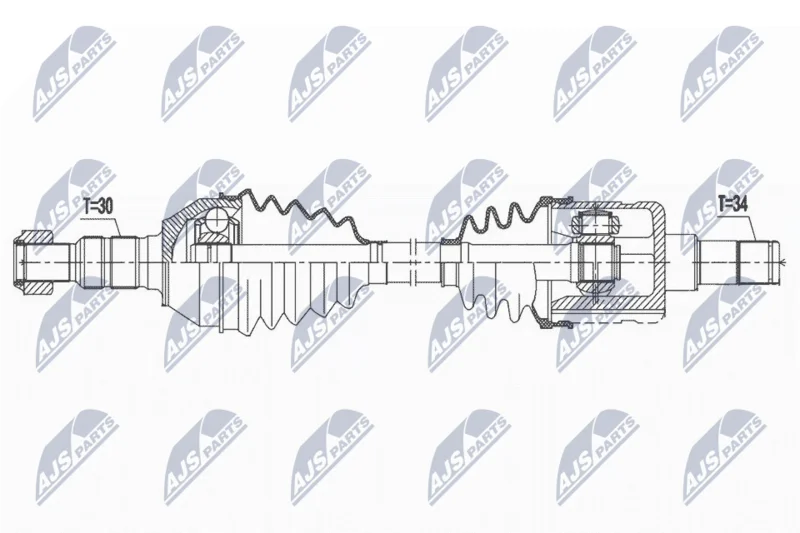 Drive Shaft NTY NPW-PL-109