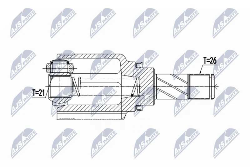 Joint Kit, drive shaft NTY NPW-RE-064