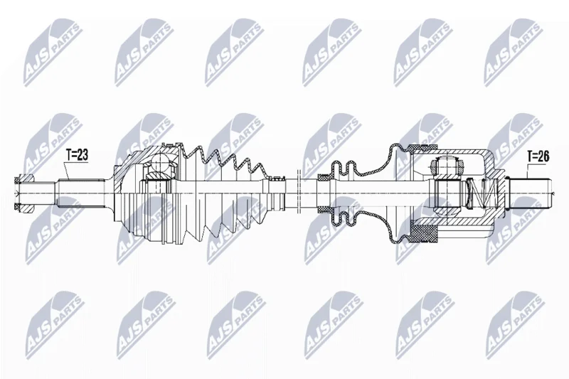 Drive Shaft NTY NPW-RE-105