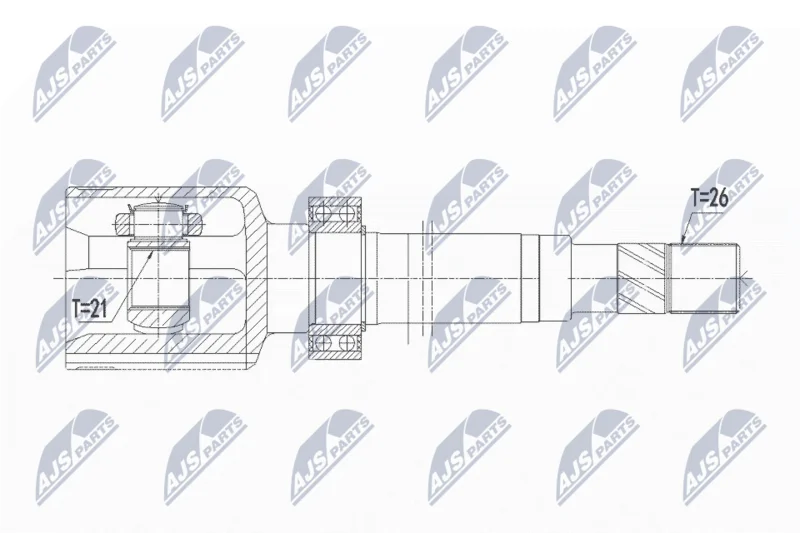 Joint Kit, drive shaft NTY NPW-RE-119