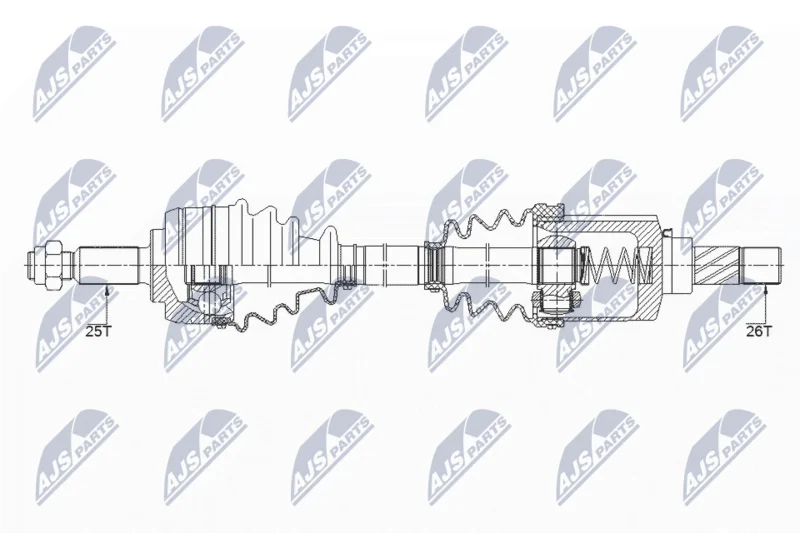 Drive Shaft NTY NPW-RE-147
