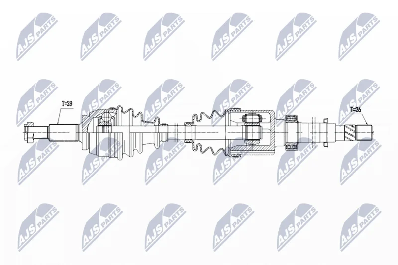 Drive Shaft NTY NPW-RE-198