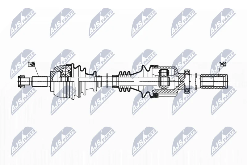 Drive Shaft NTY NPW-RE-199
