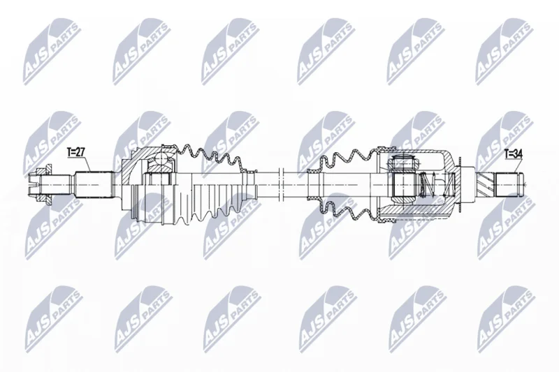 Drive Shaft NTY NPW-RE-202