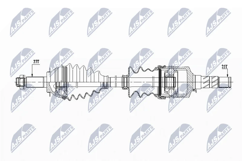 Drive Shaft NTY NPW-SB-019