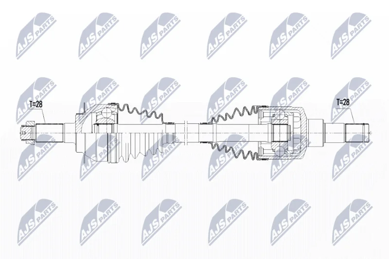 Drive Shaft NTY NPW-SU-019