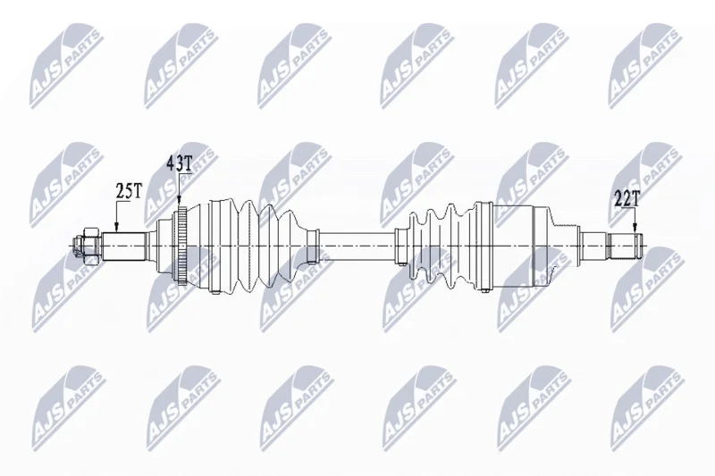 Drive Shaft NTY NPW-SU-029