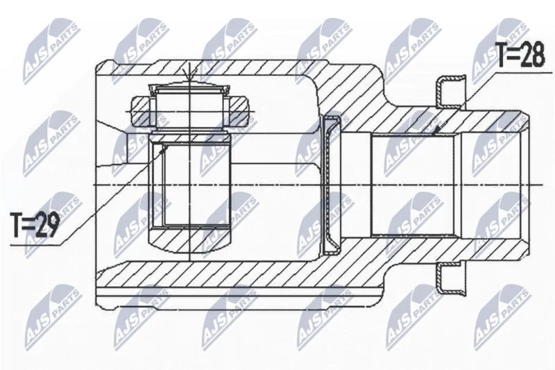 Joint Kit, drive shaft NTY NPW-SU-036