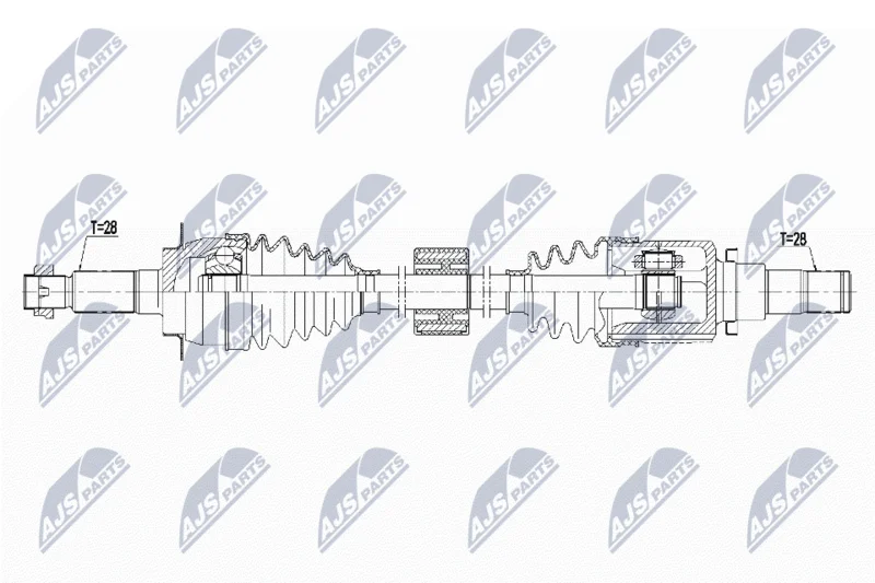 Drive Shaft NTY NPW-SU-044