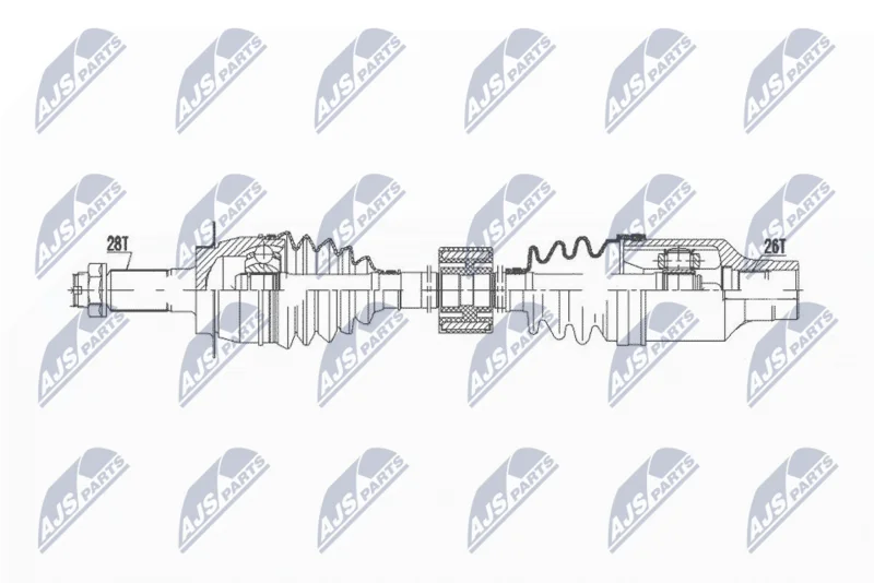 Drive Shaft NTY NPW-SU-058