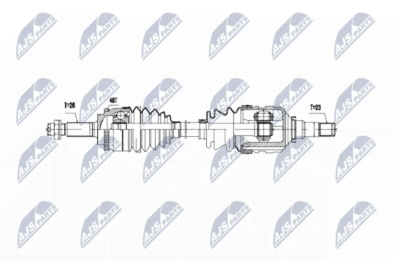 Drive Shaft NTY NPW-TY-056