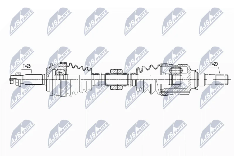 Drive Shaft NTY NPW-TY-087