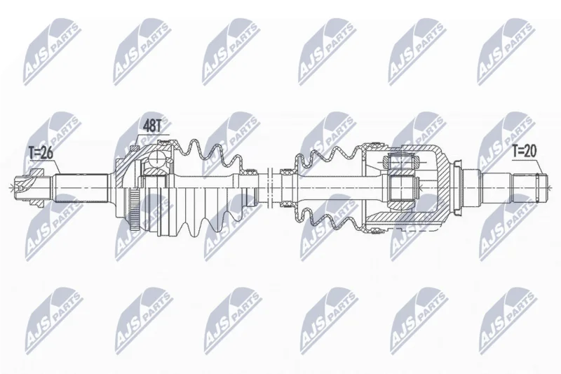 Drive Shaft NTY NPW-TY-100