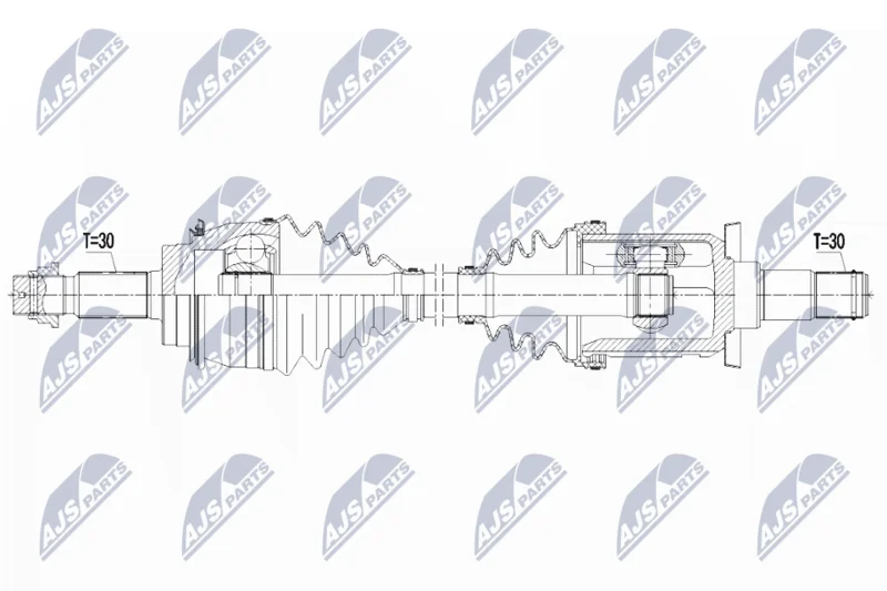 Drive Shaft NTY NPW-TY-121