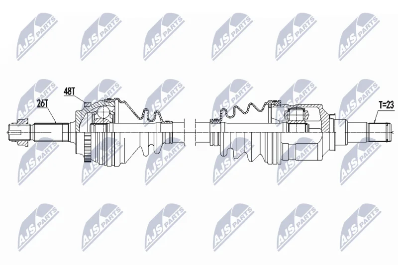 Drive Shaft NTY NPW-TY-175