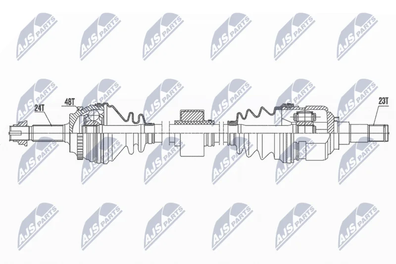 Drive Shaft NTY NPW-TY-176