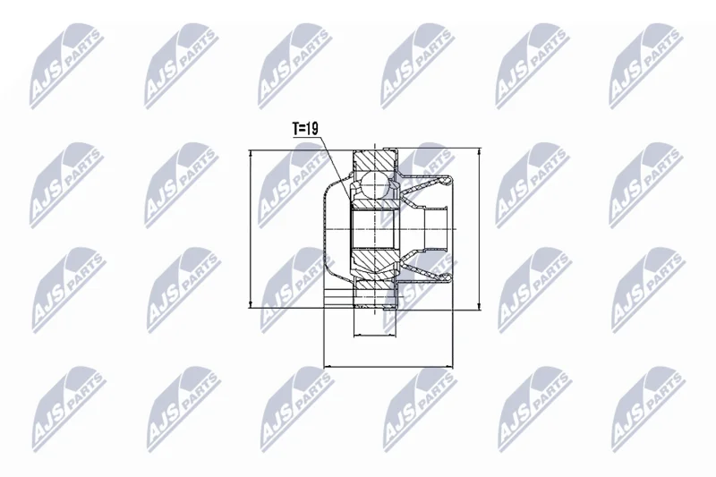 Joint, propshaft NTY NPW-VV-005