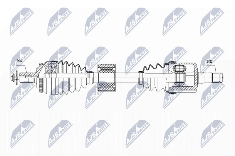 Drive Shaft NTY NPW-VV-037