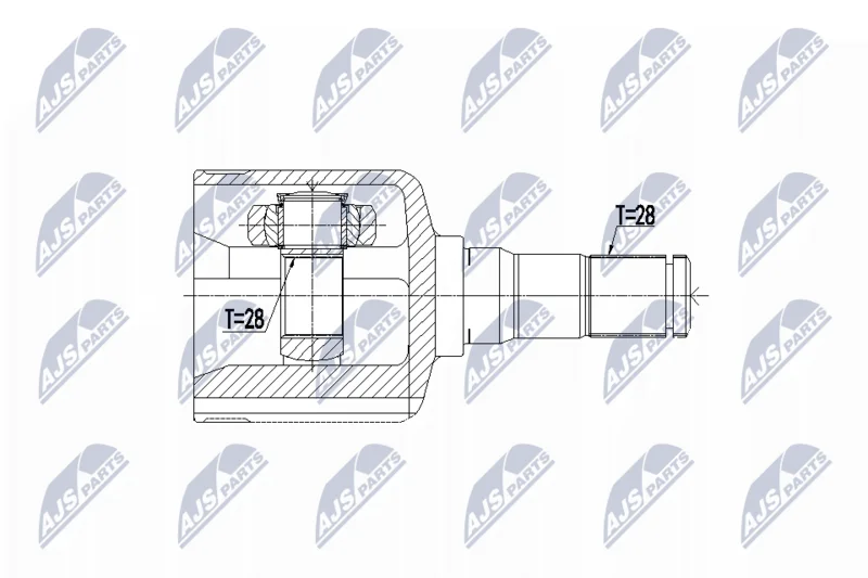 Joint Kit, drive shaft NTY NPW-VV-079