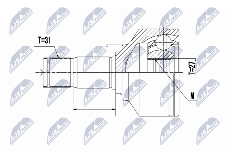 Joint Kit, drive shaft NTY NPW-VV-095