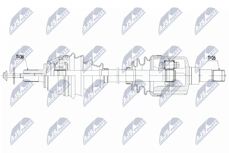 Drive Shaft NTY NPW-VV-123
