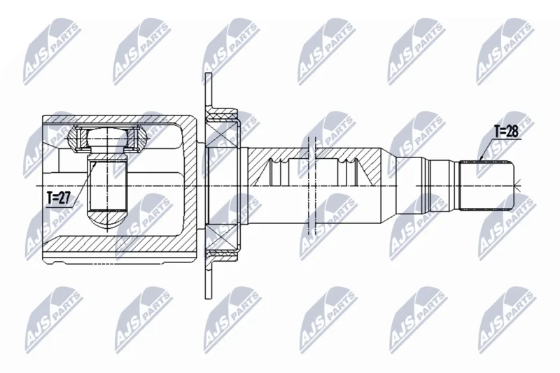 Drive Shaft NTY NPW-VV-134