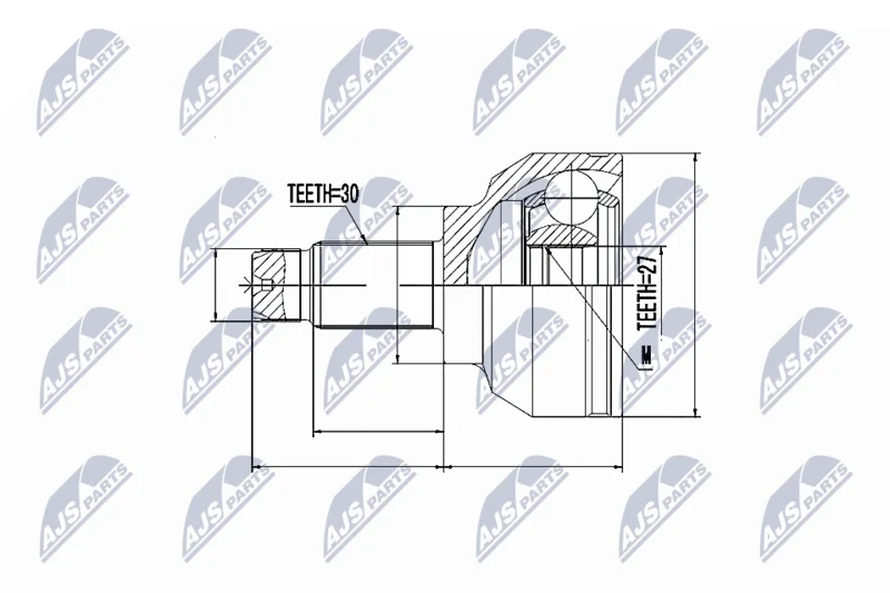 Joint Kit, drive shaft NTY NPZ-BM-006