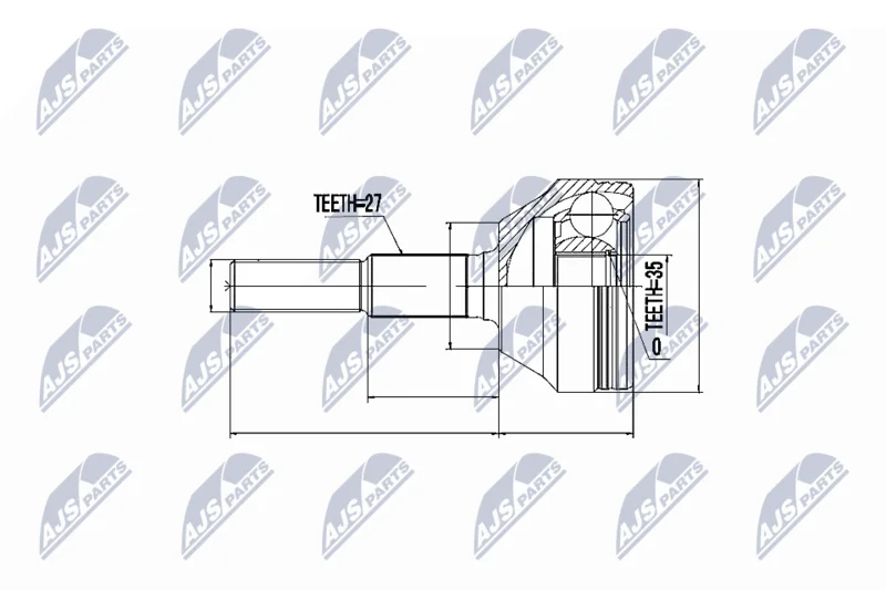Joint Kit, drive shaft NTY NPZ-CH-011