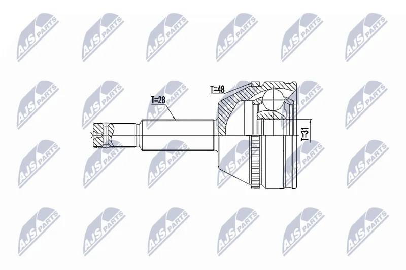 Joint Kit, drive shaft NTY NPZ-FR-041