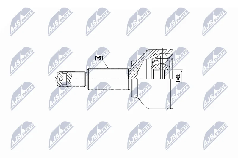 Joint Kit, drive shaft NTY NPZ-FR-052