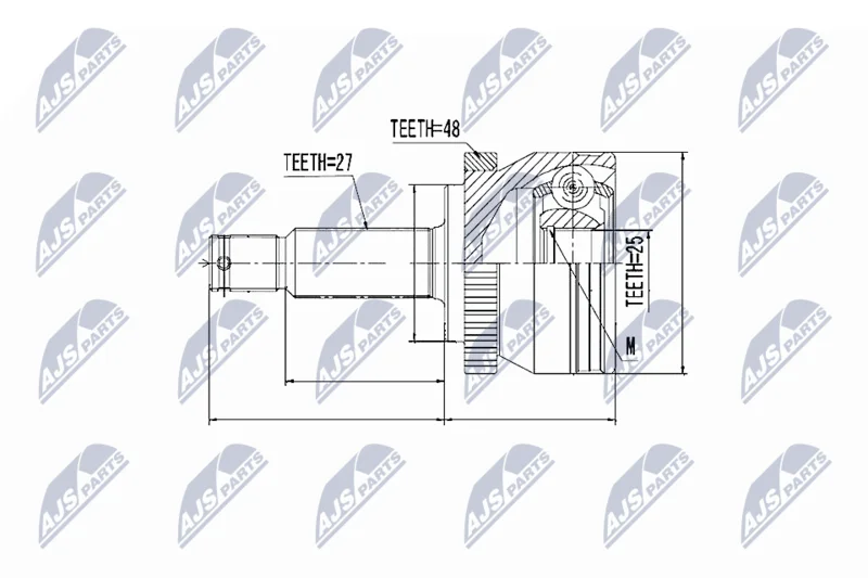 Joint Kit, drive shaft NTY NPZ-HY-508