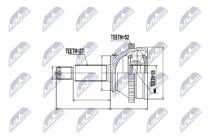 Joint Kit, drive shaft NTY NPZ-HY-514
